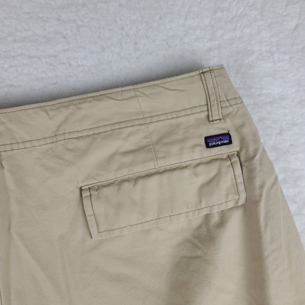 Patagonia Shorts Mens 40 Beige 11" Inseam Casual Cargo Pocket Performance - Picture 9 of 12